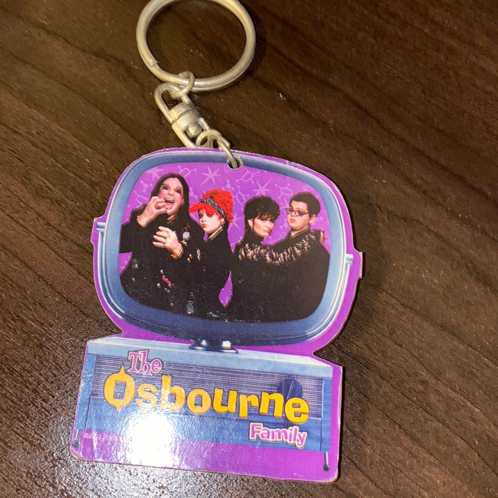 Vintage The Osbourne Family keychain
